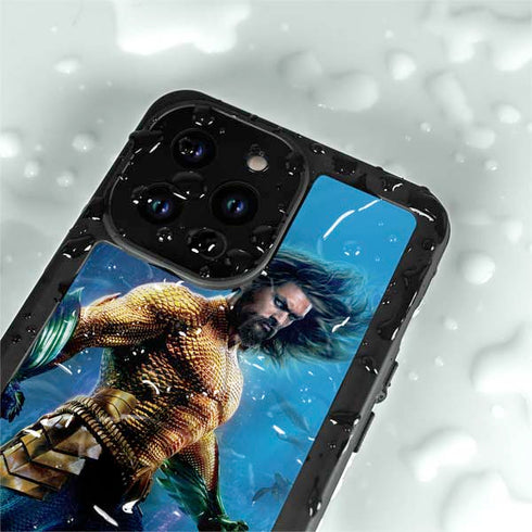 DC Comics Aquaman Movie Arthur Curry Poster iPhone 14 Pro Max Waterproof Case