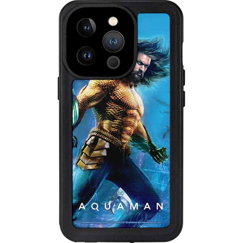 DC Comics Aquaman Movie Arthur Curry Poster iPhone 15 Pro Waterproof Case