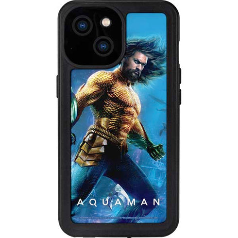 DC Comics Aquaman Movie Arthur Curry Poster iPhone 15 Waterproof Case