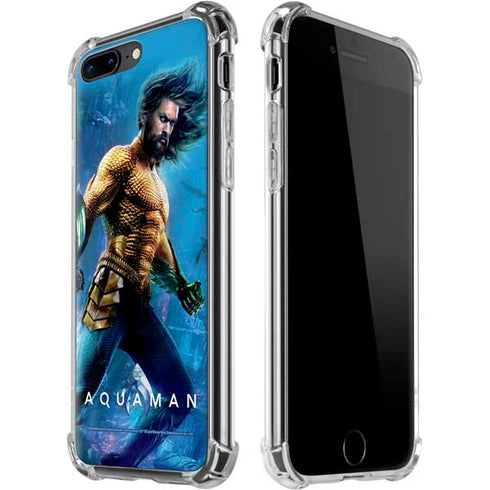 DC Comics Aquaman Movie Arthur Curry Poster iPhone 7/8 Plus Clear Case