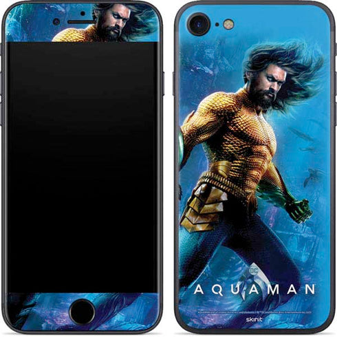 DC Comics Aquaman Movie Arthur Curry Poster iPhone SE (2nd & 3rd Gen) Skin