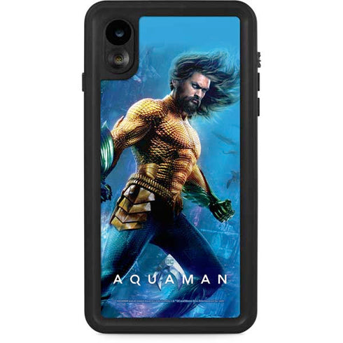 DC Comics Aquaman Movie Arthur Curry Poster iPhone XR Waterproof Case