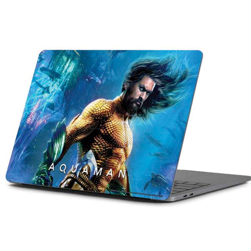 DC Comics Aquaman Movie Arthur Curry Poster Apple MacBook Pro 13-inch Skin
