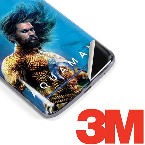 DC Comics Aquaman Movie Arthur Curry Poster Moto E5 Plus Skin
