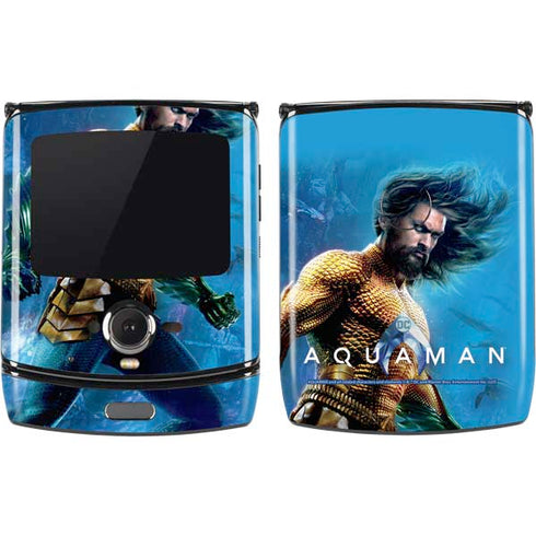 DC Comics Aquaman Movie Arthur Curry Poster Motorola RAZR Skin