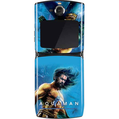 DC Comics Aquaman Movie Arthur Curry Poster Motorola RAZR Skin
