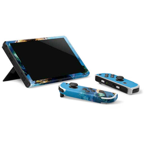 DC Comics Aquaman Movie Arthur Curry Poster Nintendo Switch OLED (2021) Skin