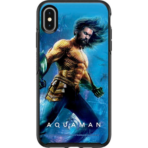 DC Comics Aquaman Movie Arthur Curry Poster Otterbox Symmetry iPhone Skin