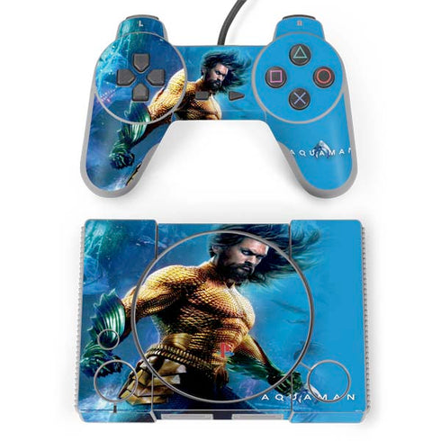 DC Comics Aquaman Movie Arthur Curry Poster PlayStation Classic Bundle Skin