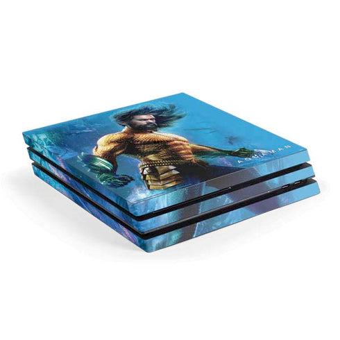 DC Comics Aquaman Movie Arthur Curry Poster PS4 Pro Console Skin