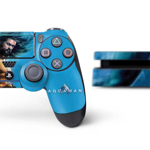 DC Comics Aquaman Movie Arthur Curry Poster PS4 Slim Bundle Skin