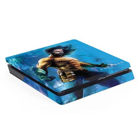 DC Comics Aquaman Movie Arthur Curry Poster PS4 Slim Skin