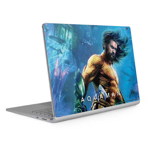 DC Comics Aquaman Movie Arthur Curry Poster Surface Book 2 13.5in Skin