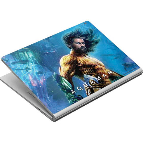 DC Comics Aquaman Movie Arthur Curry Poster Surface Book Skin