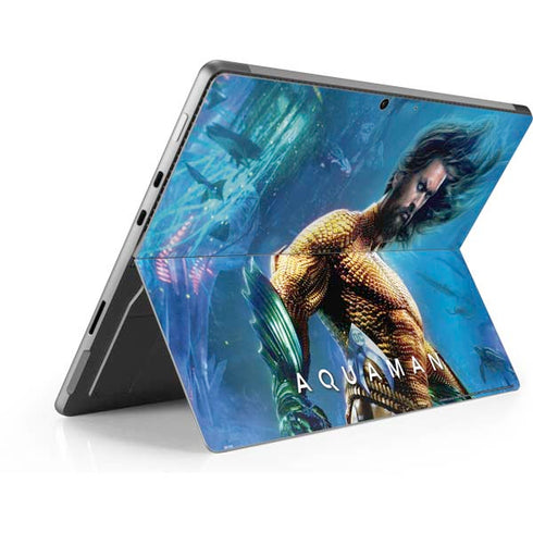 DC Comics Aquaman Movie Arthur Curry Poster Surface Pro 9 Skin