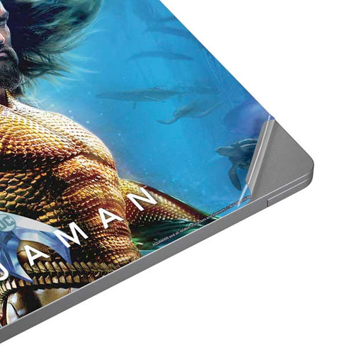DC Comics Aquaman Movie Arthur Curry Poster Universal Laptop 18in (14.6 x 10.6in) Skin