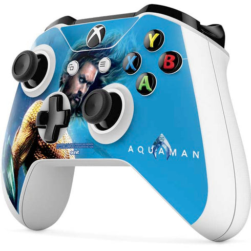 DC Comics Aquaman Movie Arthur Curry Poster Xbox One S Controller Skin