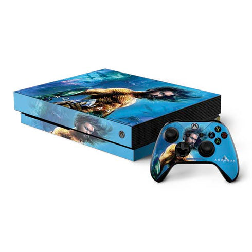 DC Comics Aquaman Movie Arthur Curry Poster Xbox One X Bundle Skin