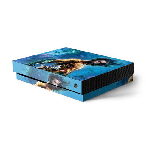 DC Comics Aquaman Movie Arthur Curry Poster Xbox One X Console Skin