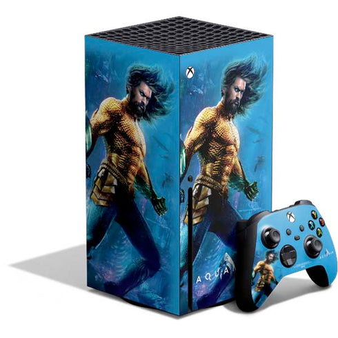 DC Comics Aquaman Movie Arthur Curry Poster Xbox Series X Bundle Skin