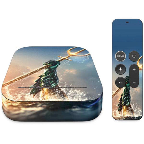 DC Comics Aquaman Movie Poster Trident Apple TV Skin