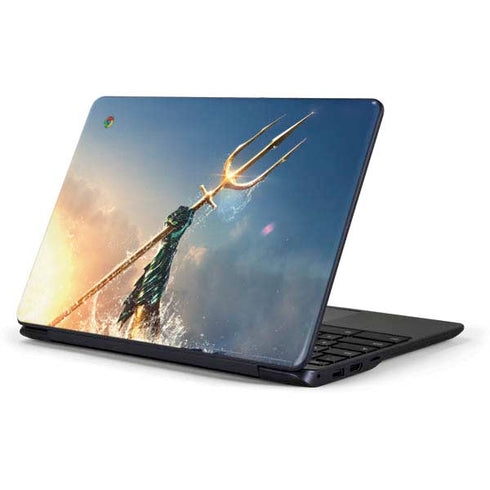 DC Comics Aquaman Movie Poster Trident Samsung Chromebook Skin