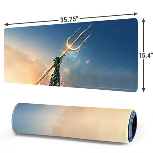DC Comics Aquaman Movie Poster Trident Gaming Mouse Pad