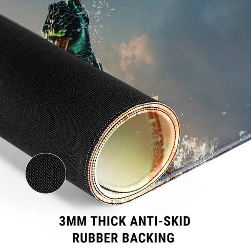 DC Comics Aquaman Movie Poster Trident Gaming Mouse Pad