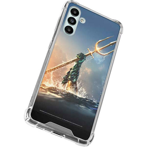 DC Comics Aquaman Movie Poster Trident Galaxy A13 5G Clear Case