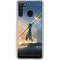 DC Comics Aquaman Movie Poster Trident Galaxy A21 Clear Case