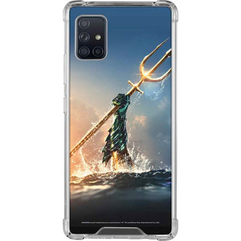 DC Comics Aquaman Movie Poster Trident Galaxy A51 5G Clear Case