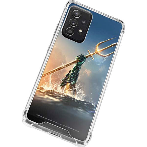 DC Comics Aquaman Movie Poster Trident Galaxy A52 5G Clear Case