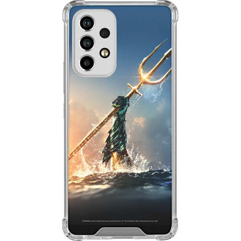 DC Comics Aquaman Movie Poster Trident Galaxy A53 5G Clear Case