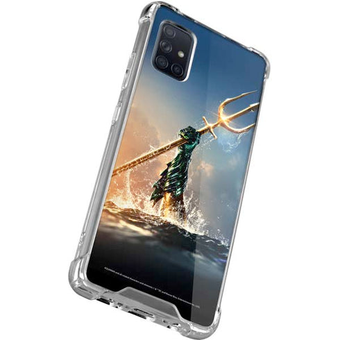 DC Comics Aquaman Movie Poster Trident Galaxy A71 5G Clear Case