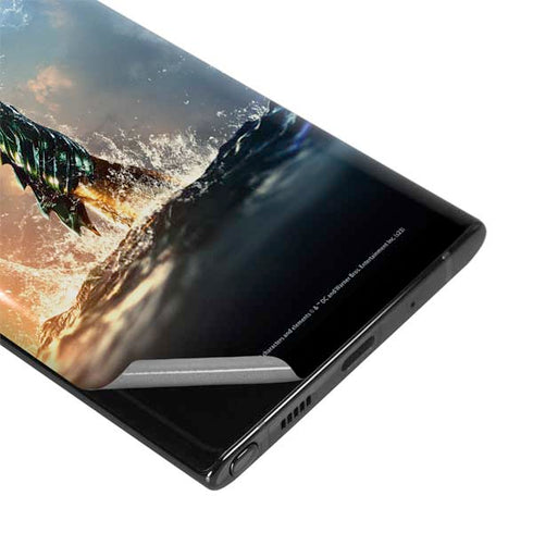 DC Comics Aquaman Movie Poster Trident Galaxy Note 10 Plus Skin