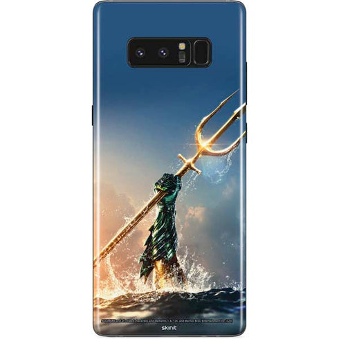 DC Comics Aquaman Movie Poster Trident Galaxy Note 8 Skin
