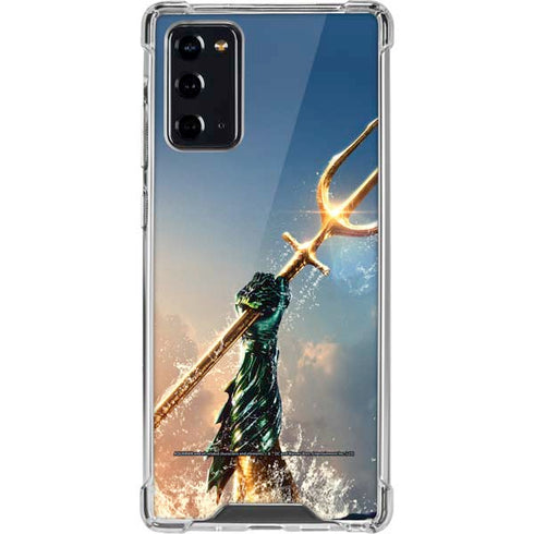 DC Comics Aquaman Movie Poster Trident Galaxy Note20 5G Clear Case