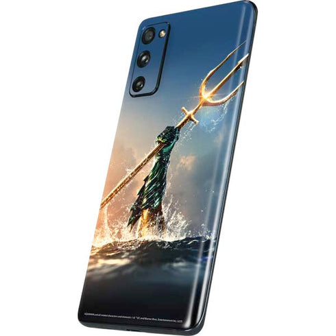 DC Comics Aquaman Movie Poster Trident Galaxy S20 Fan Edition Skin