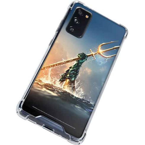 DC Comics Aquaman Movie Poster Trident Galaxy S20 FE Clear Case