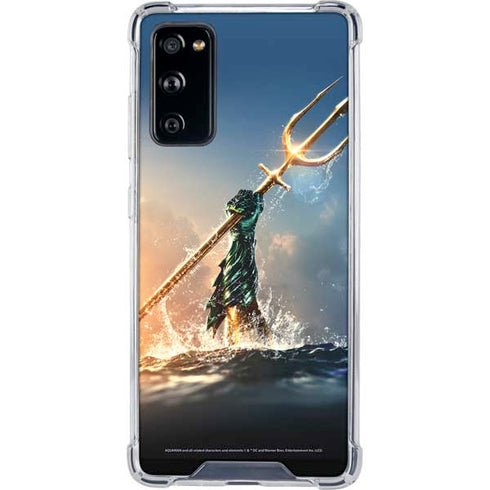 DC Comics Aquaman Movie Poster Trident Galaxy S20 FE Clear Case