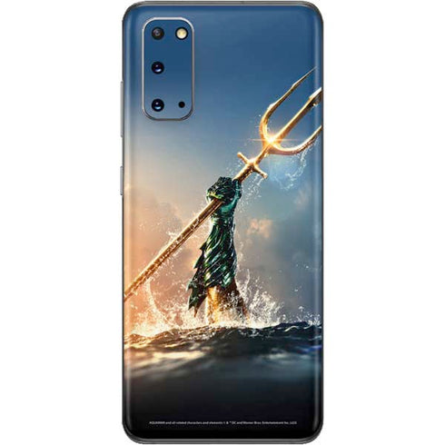 DC Comics Aquaman Movie Poster Trident Galaxy S20 Skin