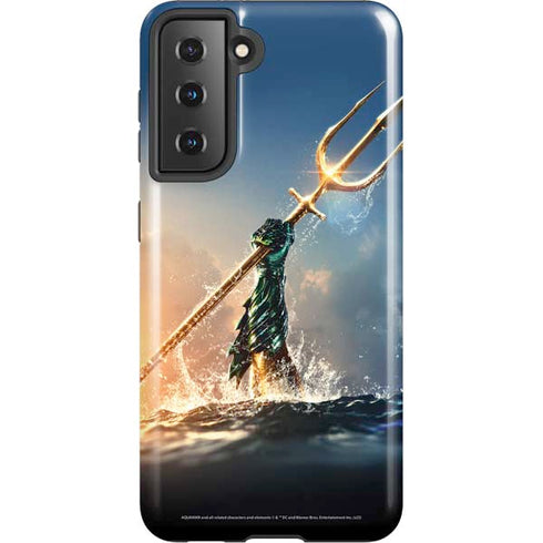 DC Comics Aquaman Movie Poster Trident Galaxy S21 5G Pro Case