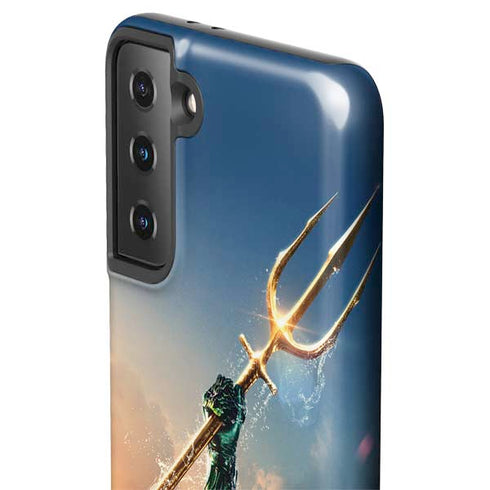 DC Comics Aquaman Movie Poster Trident Galaxy S21 FE Pro Case