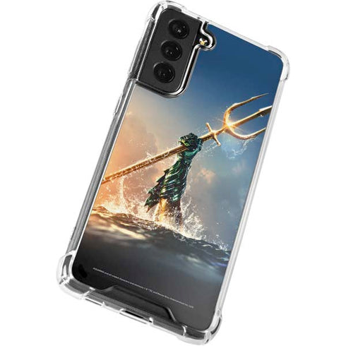 DC Comics Aquaman Movie Poster Trident Galaxy S22 Plus Clear Case