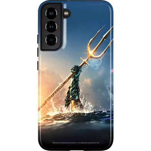 DC Comics Aquaman Movie Poster Trident Galaxy S22 Plus Pro Case