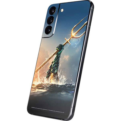 DC Comics Aquaman Movie Poster Trident Galaxy S22 Plus Skin