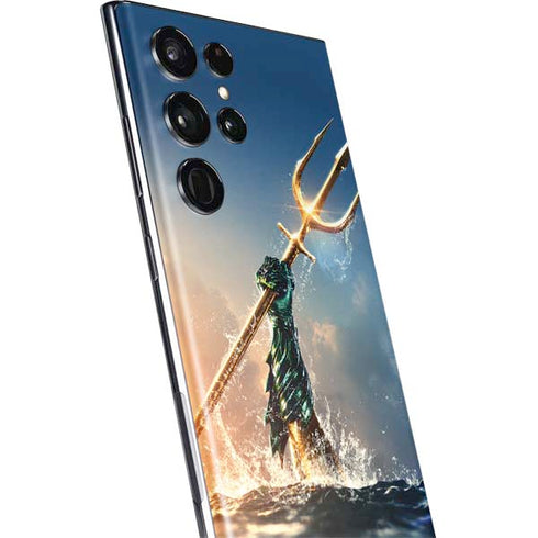 DC Comics Aquaman Movie Poster Trident Galaxy S22 Ultra Skin
