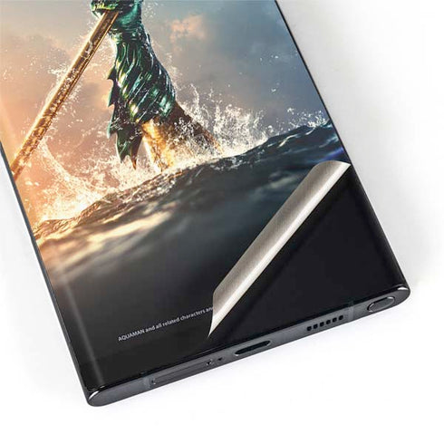 DC Comics Aquaman Movie Poster Trident Galaxy S22 Ultra Skin