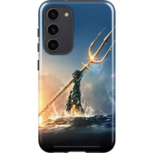 DC Comics Aquaman Movie Poster Trident Galaxy S23 Plus Pro Case