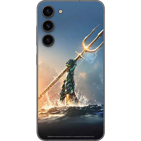 DC Comics Aquaman Movie Poster Trident Galaxy S23 Plus Skin